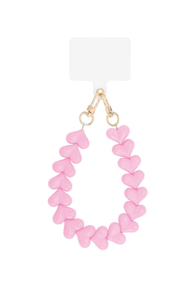 Telefoonkoord | Heart Small | Pink - wonder & melon - wonder & melon