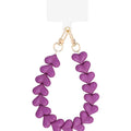 Telefoonkoord | Heart Small | Purple - wonder & melon - wonder & melon