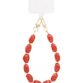 Telefoonkoord | Kralen Luxe | Brick Red - wonder & melon - wonder & melon