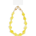 Telefoonkoord | Kralen Luxe | Bright yellow - wonder & melon - wonder & melon