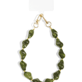 Telefoonkoord | Kralen Luxe | Dark green - wonder & melon - wonder & melon