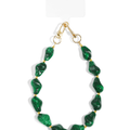 Telefoonkoord | Kralen Luxe | Deep green - wonder & melon - wonder & melon