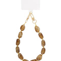 Telefoonkoord | Kralen Luxe | Light Brown - wonder & melon - wonder & melon