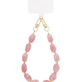 Telefoonkoord | Kralen Luxe | Pink - wonder & melon - wonder & melon
