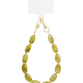 Telefoonkoord | Kralen Luxe | Shiney green - wonder & melon - wonder & melon