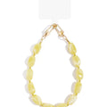 Telefoonkoord | Kralen Luxe | Yellow - wonder & melon - wonder & melon