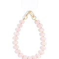 Telefoonkoord | Ronde kralen | Light pink - wonder & melon - wonder & melon