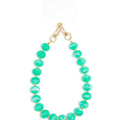 Telefoonkoord | Ronde kralen | Turquoise - wonder & melon - wonder & melon
