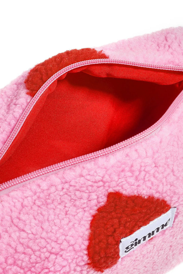 Toilettas | Boucle | Pink heart - wonder & melon - wonder & melon