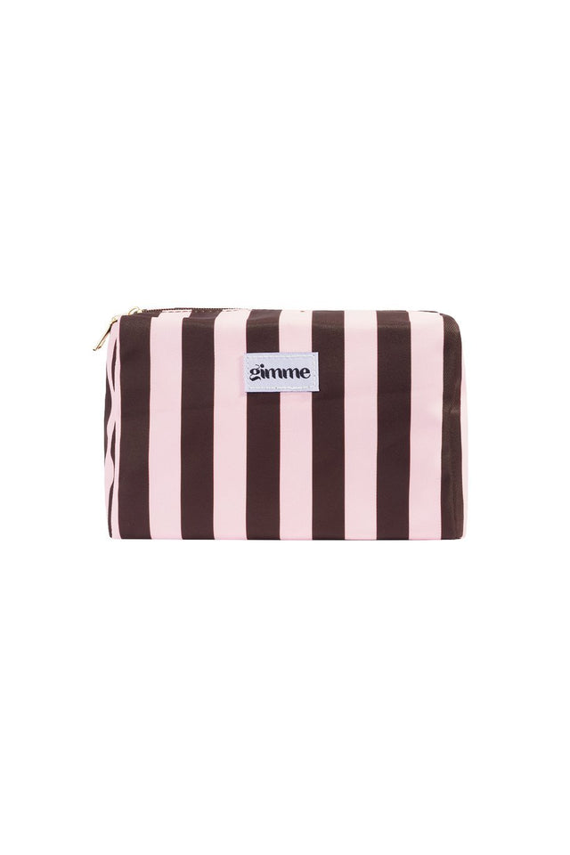 Toilettas | Stripe | Brown - Pink - wonder & melon - wonder & melon