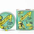 Funky Ouma reisblikje naast grotere pot