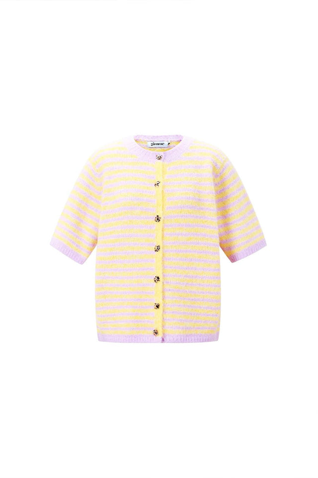 Vest Stripe | Purple - Yellow - wonder & melon - wonder & melon