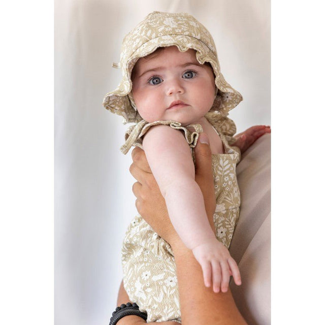 Zonnehoed crinkle | Let Your Dreams Blossom | Feetje - Feetje - wonder & melon