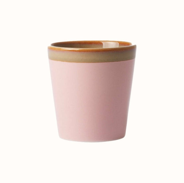 70s ceramics Coffee mug - pink - HKliving - wonder & melon