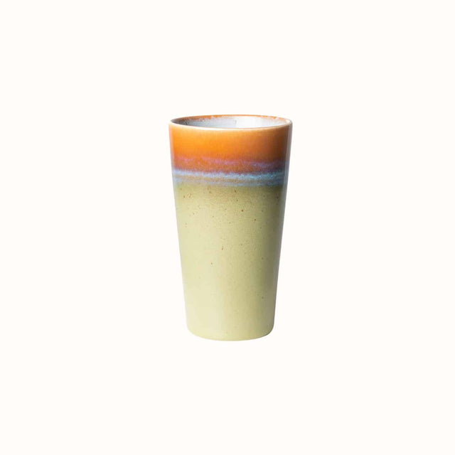70s ceramics latte mok peat - HKliving - wonder & melon