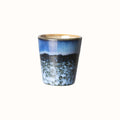 70s ceramics ristretto mok | blauw zwart - HKliving - wonder & melon