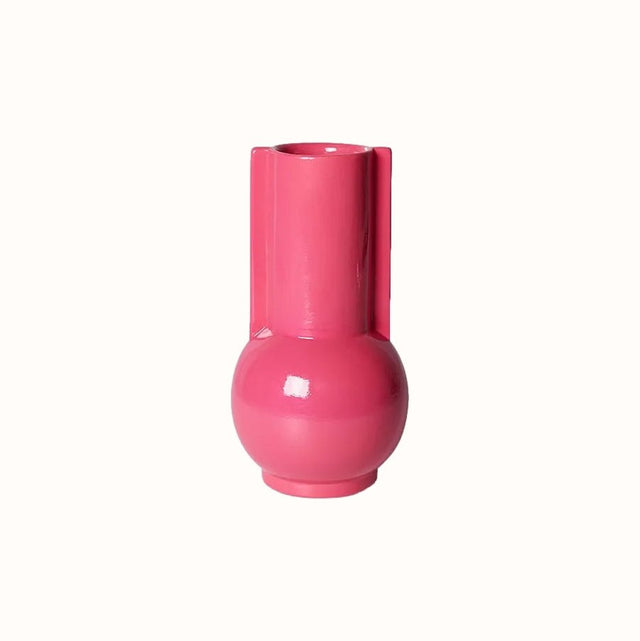 Ceramic vaas hot pink - HKliving - wonder & melon