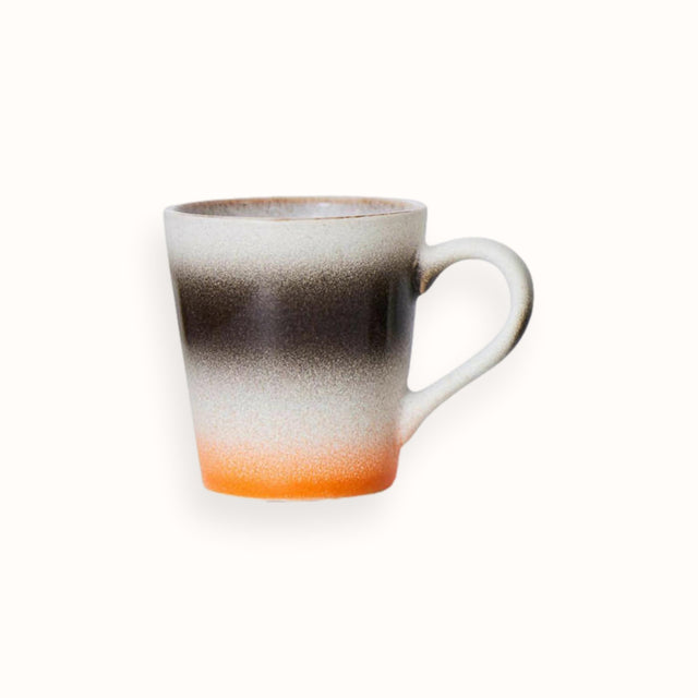 Hk living espresso mug | oranje zwart wit - HKliving - wonder & melon
