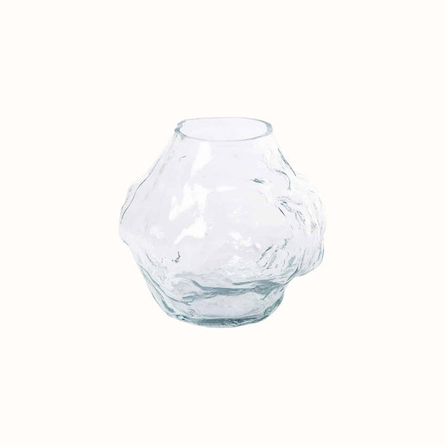 Hk objects cloud vase clear glass low - HKliving - wonder & melon
