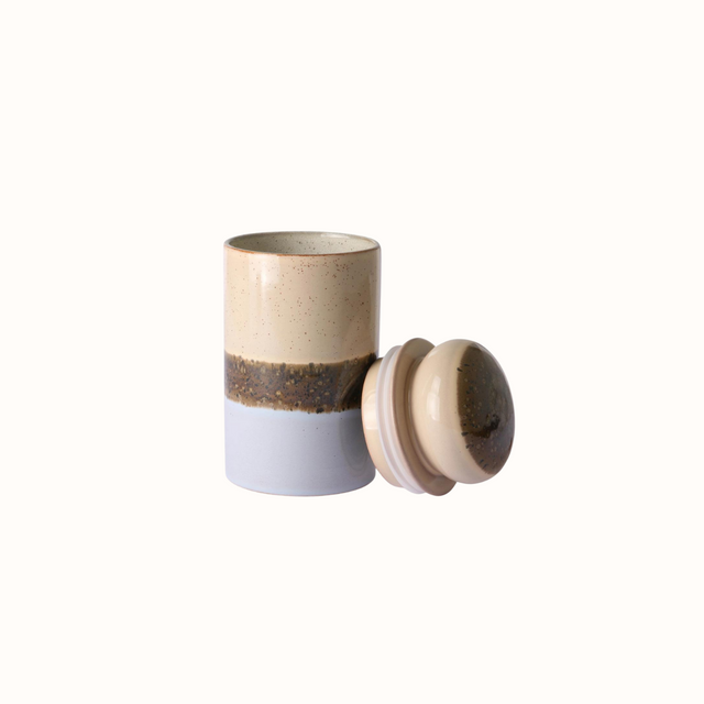 70s ceramics: voorraadpot lake