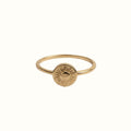 Magique gold or silver plated ring munt zon - All the luck in the world - wonder & melon