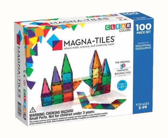 Magna-Tiles Clear Colors 100 stuks - MagnaTiles - wonder & melon