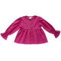 Mila blouse | Pink Hearts | Navy Natural - Navy Natural - wonder & melon