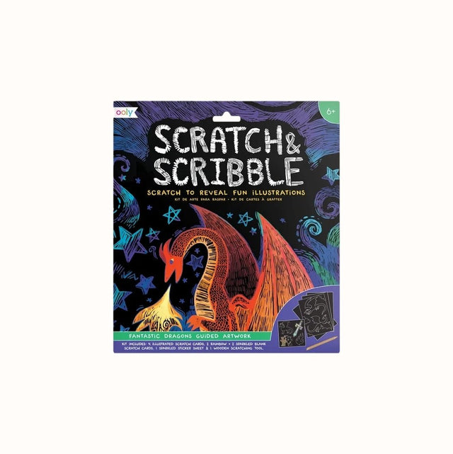 Ooly Scratch & Scribble Fantastic Dragons - Ooly - wonder & melon
