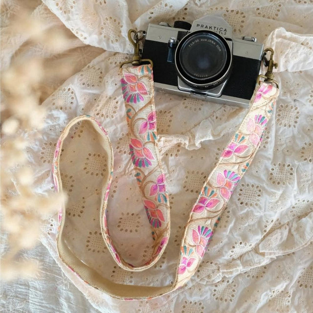 Phone / Bag / Camera strap | Pinky Dandelion - La N'atelier - wonder & melon