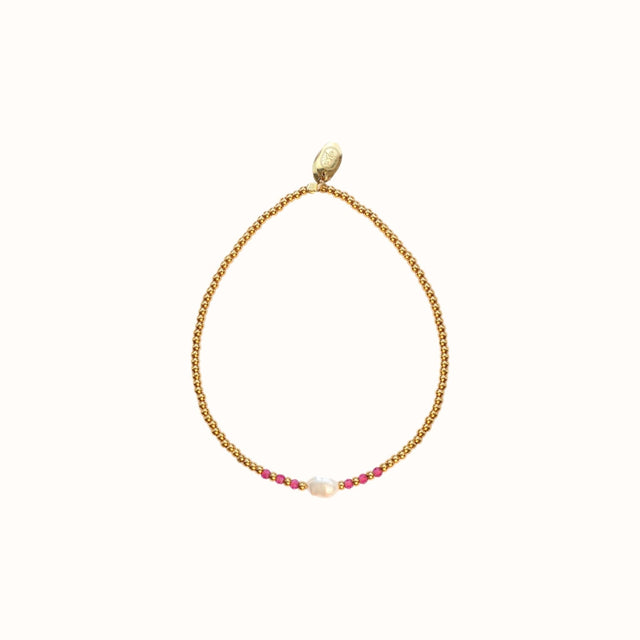 Pink pearl armband | Mable - Mable - wonder & melon