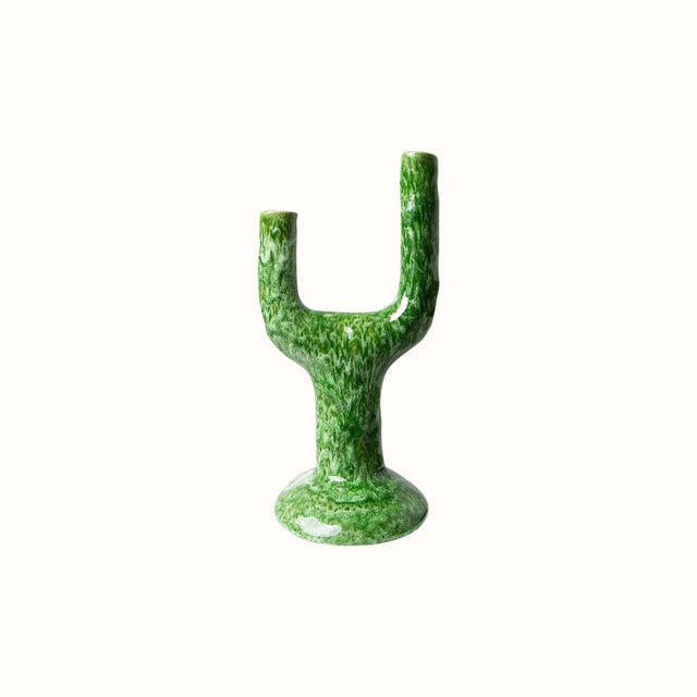 The Emeralds: Ceramic Candle Holder L - HKliving - wonder & melon